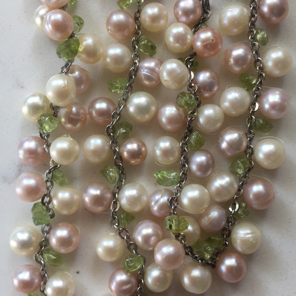 Na Hoku Pearl Necklace And Bracelet Set 